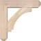 Ekena Millwork Imperial Craftsman Smooth Bracket w/ Offset Brace, Douglas Fir, 5 1/2"W x 20"D x 20"H BKT0604X20X20IMP04SDF - alternate 3